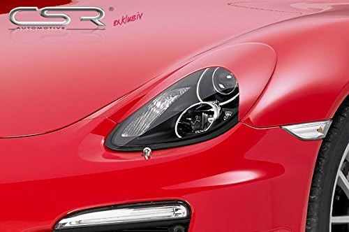 CSR Germany Headlight Lids Trim Eyebrows For Porsche Boxster Cayman 981 2012-2017 SB220