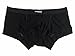 Semboon Men's Transparent Soft Mesh Cock Sheath Boxer Briefs Trunks Underwear Black