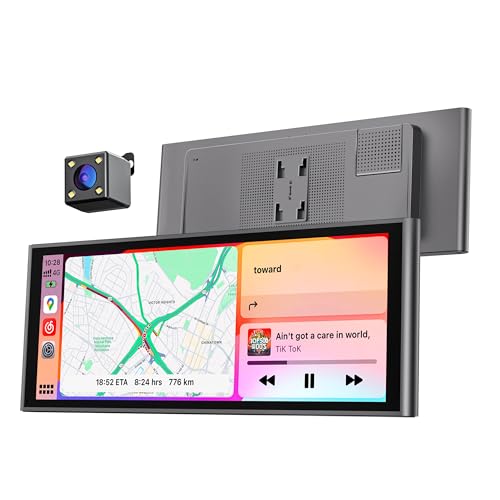 9,26" Drahtloses CarPlay Display für Apple CarPlay Android Auto OTA