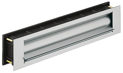 Briefeinwurf-Klappe wärmegedämmt Zeitungsklappe für Haustüren & Wohnungseingangstüren | Einwurfklappe Aluminium Edelstahl-Opt