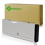 Egoway New Laptop Battery for Apple A1280 A1278 (2008 Version) Macbook 13-Inch Series, Aluminum Unibody - 18 Months Warranty [Li-Polymer 6-cell 5000mAh]