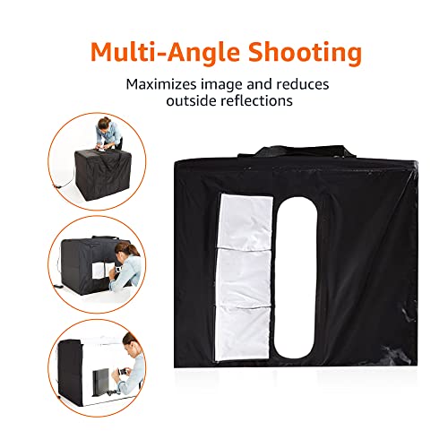 Amazon Basics Portable Foldable Photo Studio Box with LED Light 25 x