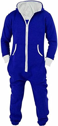 Milkuu Women's Onesie Pajamas Non Footed With Hood Front Zipper One Piece Jumpsuit