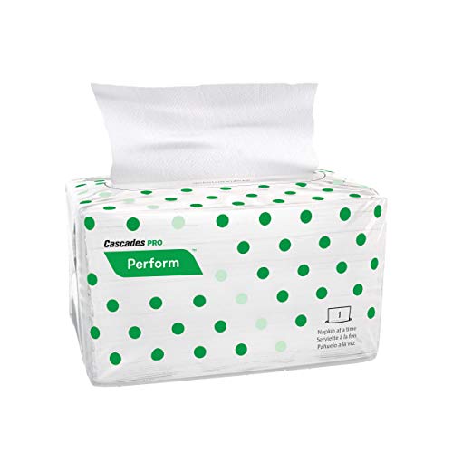 Cascades® for ServOne™ Dispenser Pack Napkins, White, 12 5/8" x 8 1/2", Sleeve Of 188 Napkins