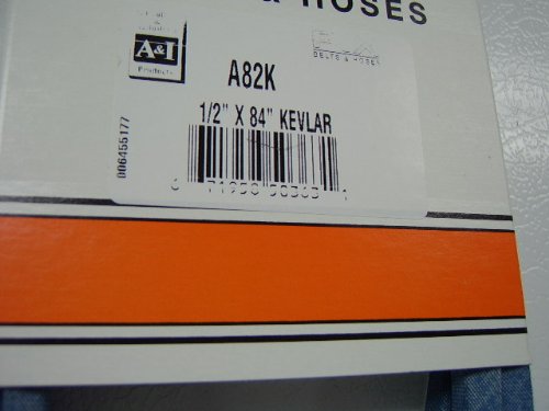1/2" X 84" Blue Kevlar Belt, Use To Replace Craftsman Poulan Husqvarna 140218; Simplicity 1717932, 1656960, Toro 88-6280; and Many More