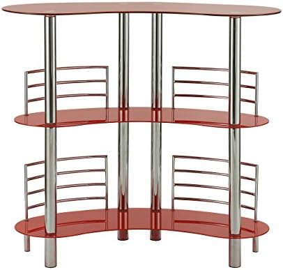 Millbury Home Arcadia Pub/Bar Table, Red