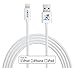 iXCC 10ft Extra Long Apple MFi Certified Lightning 8pin to USB Charge and Sync Cable for iPhone SE/5/5s/6/6s/7/Plus/iPad Mini/Air/Pro -White