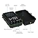 LETSCOM 14MP Trail Game Camera with 3 PIR Sensors, Waterproof HD Wildlife Scouting Cam 42 Low-Glow IR LEDs, 120° Wide Angle for Hunting and Outdoor Surveillance (Green)