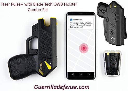 High Voltage Tactical TASER Pulse+ Blade Tech Holster Combo (Newest Taser Pulse Model)