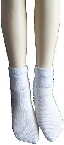 White Short Tight Socks for 1/3 1/4 1/6 BJD and For Blythe Doll