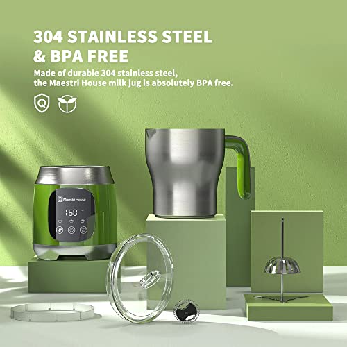 Maestri House Milk Frother, Variable Temp and Froth Thickness Milk