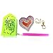 5pcs Love Heart Keychain Full Drill Diamond Painting for DIY Set Key Ring Gift