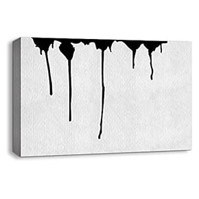 Canvas Wall Art Rustic Ink Pictures Home Wall Decorations for Bedroom Living Room Paintings Canvas Prints Framed - 12x18 inches