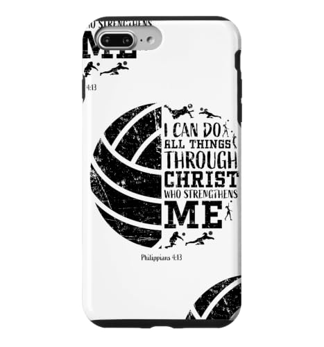 Volleyball Gifts For Teen Girls Women Christian Verse Phone Case for iPhone 7 Plus/8 Plus at Amazon