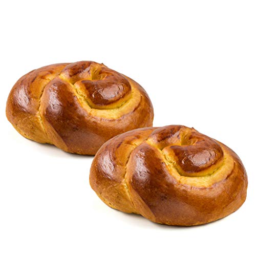 Stern's Bakery Kosher 16 Oz Round Egg Challah Bread [2 Pack