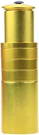 LoveUlife Bike Stem Fork Handlebar Riser Bicycle Stem Alloy Extender (Gold)