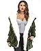 Roiii Women Thicken Warm Winter Coat Hood Parka Overcoat Long Jacket Outwear,Amry Green,XX-Large