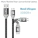 Fasgear Micro USB 2.0 Cable 2 Pack 10ft 2.4A Fast Charging Android Phone Charger Cord Braided Micro-B 2.0 Cable Compatible for PS4 X-Box One Controller/Sam-Sung S6/Fire TV Stick/Kindle/Webcam (Black)