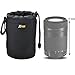 Xtech Medium Soft Neoprene Lens Pouch for Nikon AF-S DX NIKKOR 18-55mm f/3.5-5.6G ED II, Nikon AF-S FX NIKKOR 24-70mm f/2.8G ED, Nikon 18-200mm f/3.5-5.6G AF-S ED VR II And All Medium Size Lenses