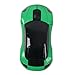 Elsees 2.4GHz 3D Car Shape Wireless Optical Mouse USB Gaming Mouse with Receiver for PC Laptop (Green)
