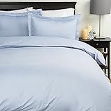 Sweet Home Collection Egyptian Quality 3-Piece Duvet Set, Light Blue, Full/Queen