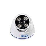 Jooan Megapixel HD IP Camera, Conch Dome Surveillance Camera With Four Lights Dot Array Lamps, Support Mobile Phone Monitor, 720p With IR-CUT. Optional Lens :3.6mm/6mm/8mm/12mm/16mm