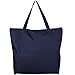 KangFa Reusable Grocery Bags Large Capacity Oxford Fabric Shopping Tote Bag (Dark Blue)