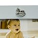 Modali Baby Fine & Elegant Photo Frame 6x4 Blue with Silver Plated Rocking Horse
