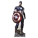 Star Cutouts Official Marvel Avengers Movie Lifesize Cardboard Cut Out of Captain America / Steve Rogers (Chris Evans) 190cm Tall 71cm Wide