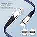 SUNGUY Flat Tangle Free USB Type C Charging & Data Sync Cable Fabric Braided Cord Compatible for Samsung Galaxy S9 Plus Note 8 Tab,Alcatel Idol 5,OnePlus 6 5T,Razer Phone and More (6ft*3)