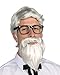 Forum Men's Southern Colonel Wig and Beard