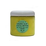 GOLDEN COCOA BUTTER ORGANIC RAW Grade A PRIME PRESSED UNREFINED 16 OZ/1 LB