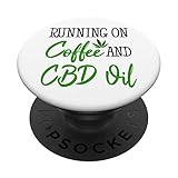 CBD Oil Coffee Shirt Women's Running On CBD Drinker