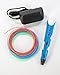 Maven Gifts: 3D Pen for 3D Doodling, Design, and Arts and Crafts Comes with Pen, 3 Multicolored Filament Refills, Charging Cord, and Instruction Manual  Easier than Drawing Ages 8 and Up