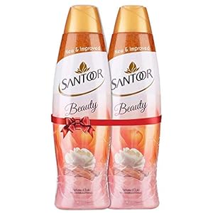 Santoor Talc, 400 g (Pack of 2)