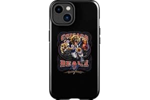 Skinit Impact Phone Case Compatible with iPhone 15 - Officially Licensed Liquid Blue NFL Chicago Bears Running Back Design