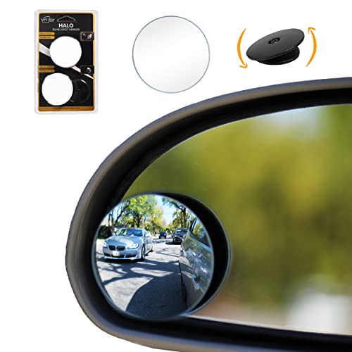 "Halo" Car Blind Spot Mirror by Safe View Company Change Lanes w