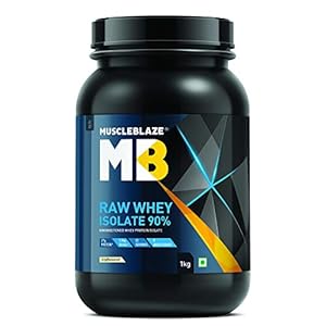 MuscleBlaze Raw Whey Isolate 90% (1 kg / 2.2 lb)