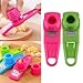 Multi Functional Microplaner and Grater for Ginger or Garlic Kitchen Tool Color: Rose/green