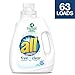 all Liquid Laundry Detergent, Free Clear for Sensitive Skin, 94.5 Fluid Ounces, 63 Loads