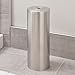 iDesign Forma Metal Toilet Paper Tissue Roll Reserve Canister Organizer for Master, Guest, Kid's, Office Bathroom or Closet, 5.5