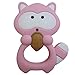 Baby Teething Toy by Babypeanut Binki The Raccoon Cute Baby Teether Toy Bpa Free Soft Silicone Teether For Babies Brown