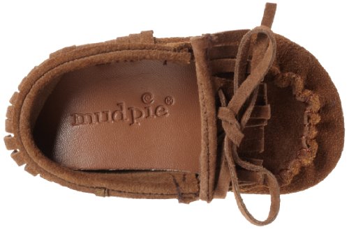 Mud Pie Baby-Boys Newborn Moccasins, Multi, 6-12 Months