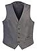 Gioberti Mens Formal Suit Vest, Gray, 2X-Large