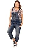 WallFlower Plus Size Denim Overalls