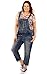 WallFlower Plus Size Denim Overalls