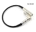 CablesOnline 1ft Right-Angle (6.35mm) 1/4in. Stereo Male to Female Audio Extension Cable (A6-201SR)