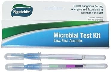 Sporicidin - Case of Microbial Test Kit, 2 swabs per kit (carded), 12 kits/case