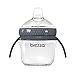 Baby Brezza Transition Sippy Cup with Handles - Leak & Spill Proof - Soft Silicone Spout, BPA Free, Wide Mouth for Easy Cleaning - Great Transitional Cup for Infants and Toddlers – 5 Ounce - Grey