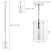 Chrome Pendant Lights Kitchen Island - Medium Clear Glass Pendant Light Fixture